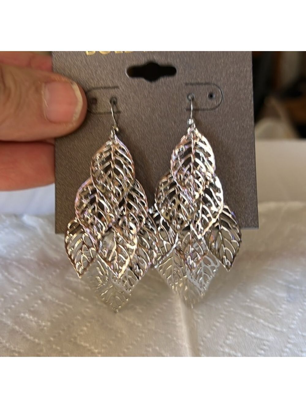 Bold Elements Dangle Earrings. Fashion Jewelry.